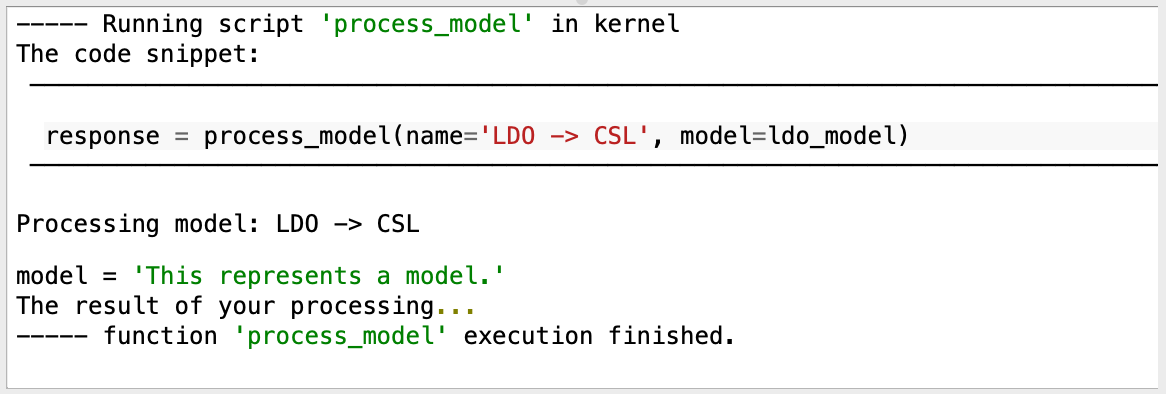 variable name output